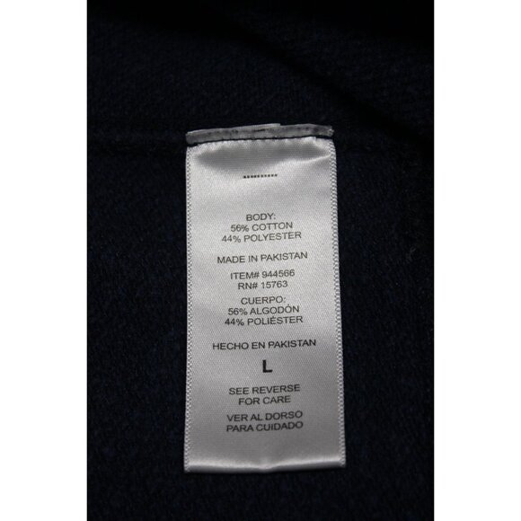 Champion relaxed fit raw scoop neck long sleeve fleece pullover sweatshirt L - Picture 8 of 9